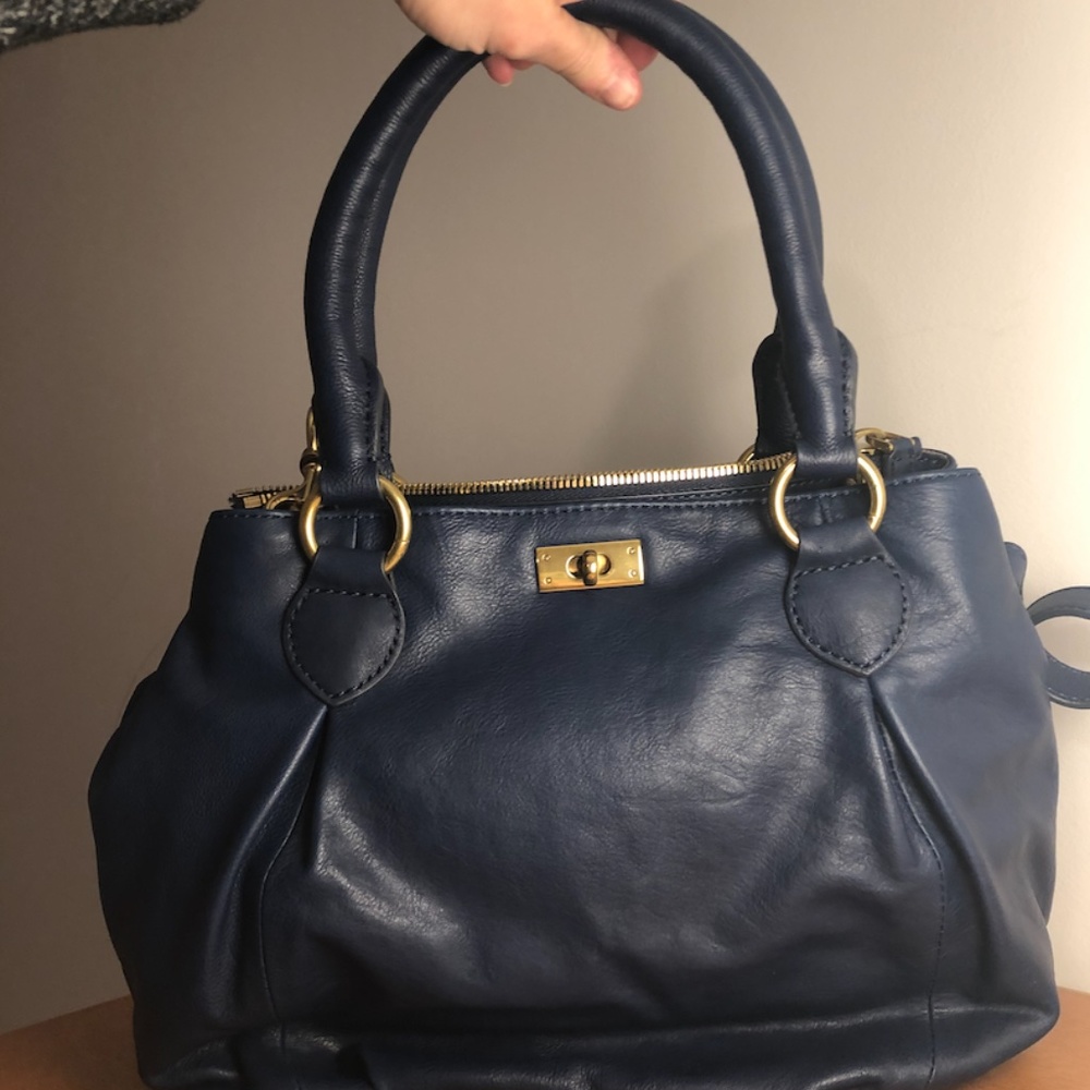 NWT - J Crew Leather Satchel Shoulder Bag